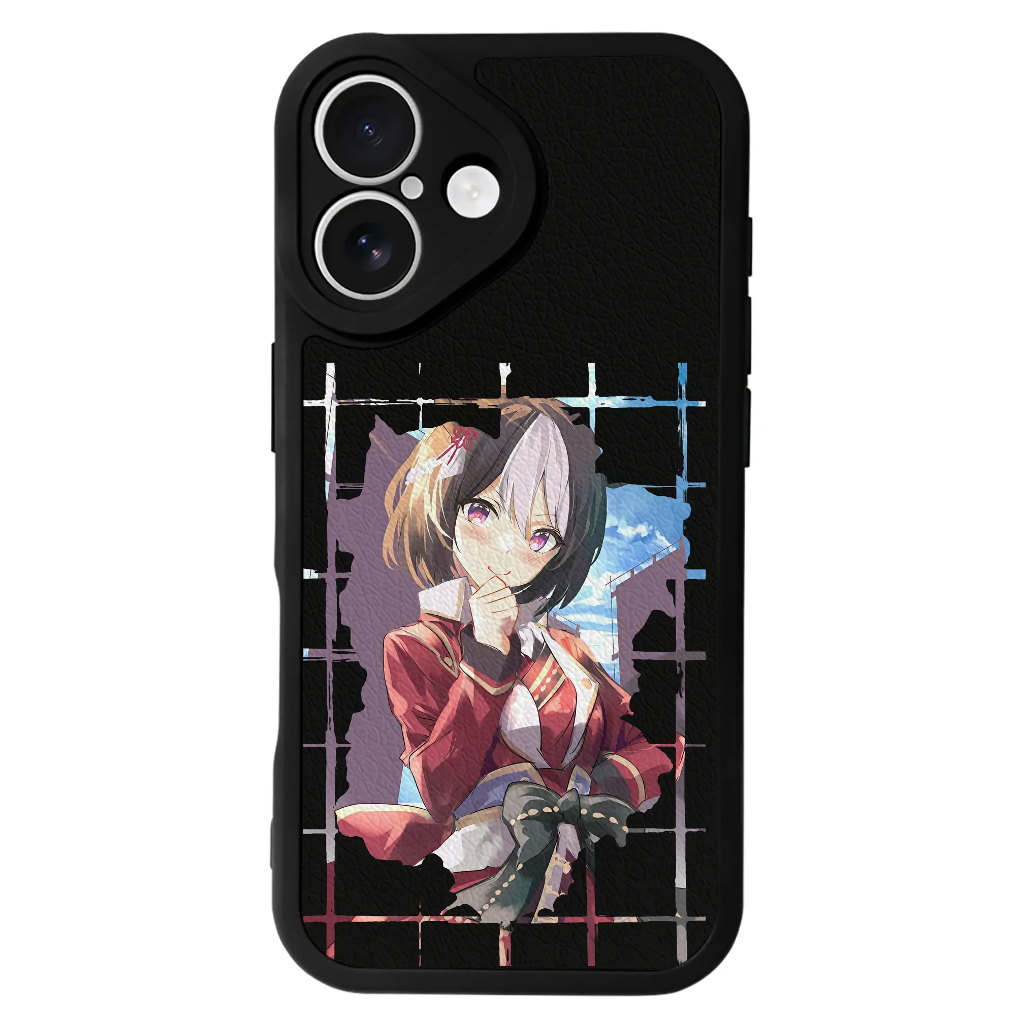 ウマ娘 プリティーダービー グッズ スペシャルウィーク - IPhone 16シリーズ対応 ・ シリコンスマホケース ・ レザー調 ・ 高精度フィット ・ 耐衝撃 ・ ワイヤレス充電対応 ・ 精密カット